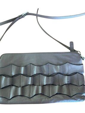 LUXURY Lupo Barcelona La Pedrera Limited Edition Leather Crossbody Brown Bag